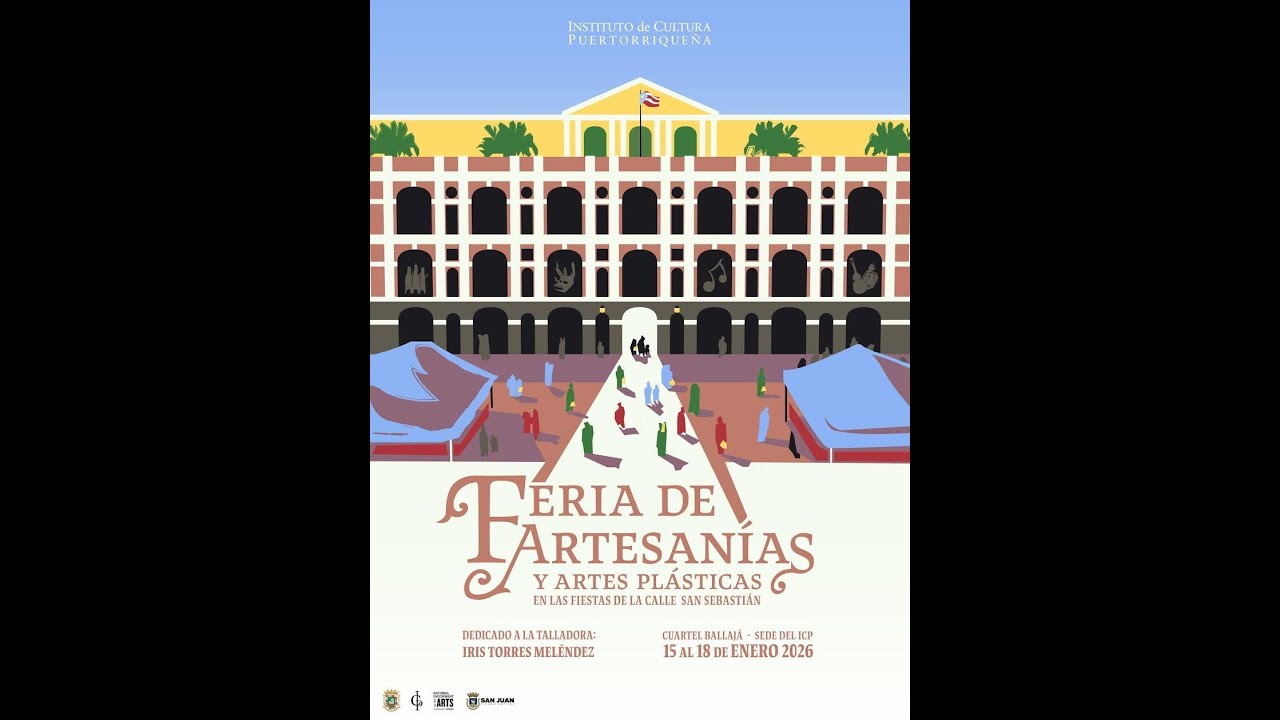 Apertura de la Feria de Artesanías y Artes Plásticas en las Fiestas de la Calle San Sebastián: día 1