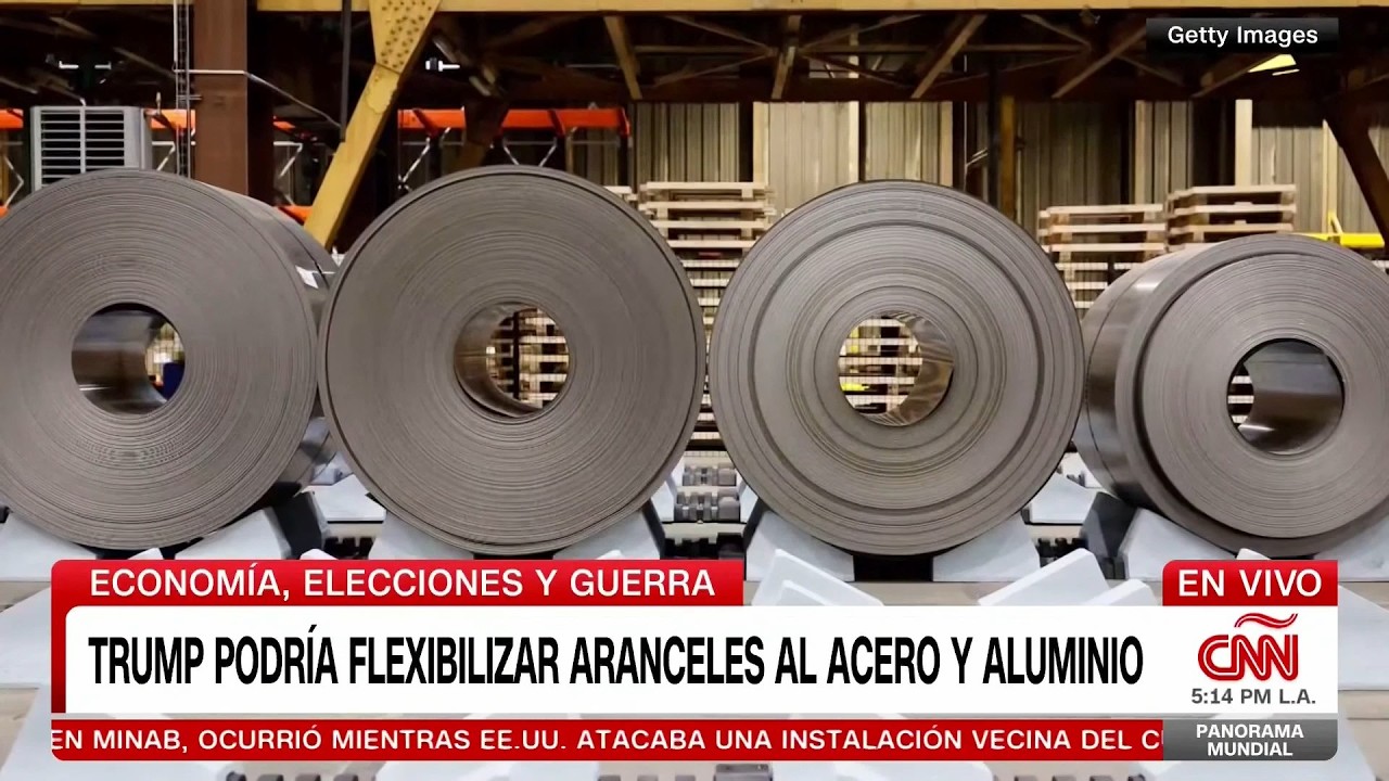 Panorama Mundial Con Gabi Frías: Trump Podría Flexibilizar Aranceles Al Acero Y Aluminio - 3/11/26