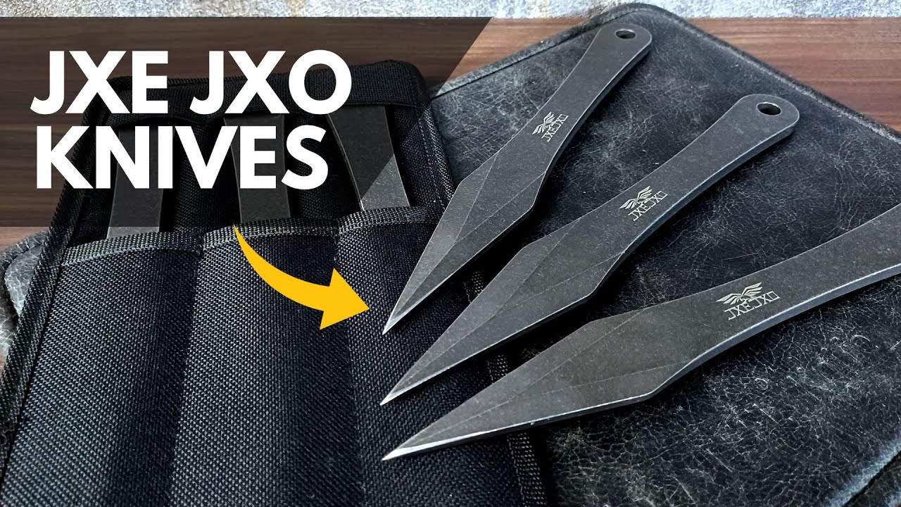 JXE JXO Throwing Spikes (No-spin Throwing Knives) Review