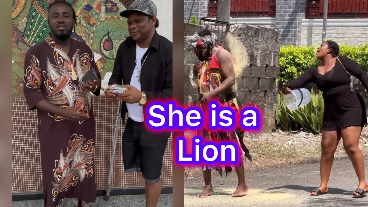 She is a wild lion 🦁 but the last video will make your day