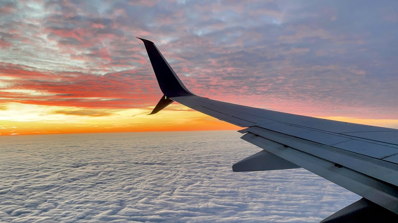 Delta 737 Chasing The Sunset Into CVG