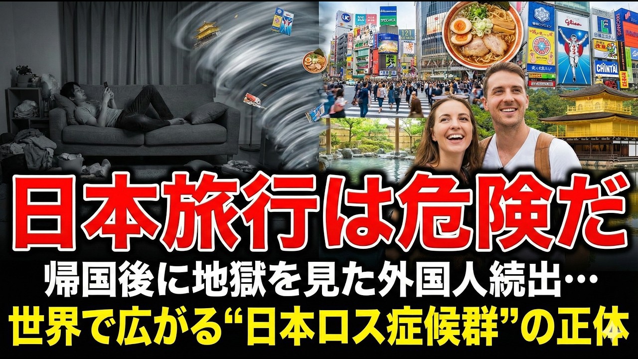 【海外の反応】「日本旅行は危険だ」帰国後に地獄を見た外国人続出…世界で広がる“日本ロス症候群”の正体