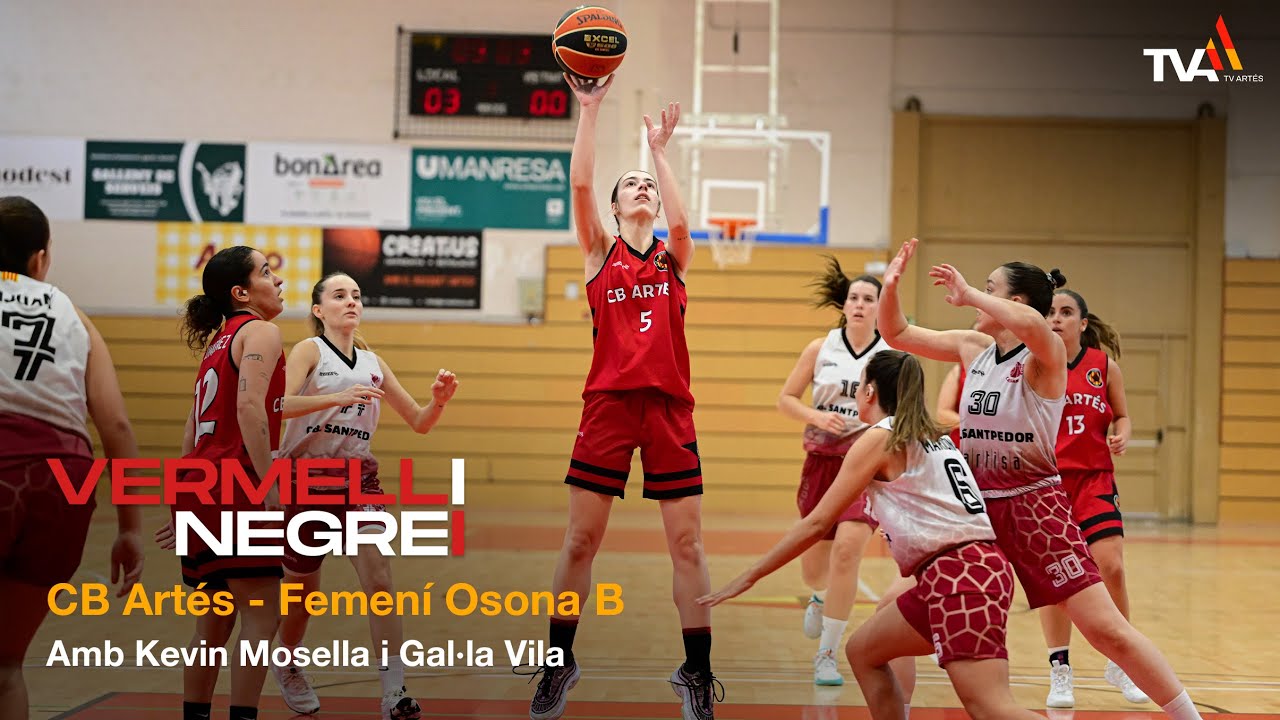 Vermell i Negre - CB Artés - Femení Osona B | TV Artés