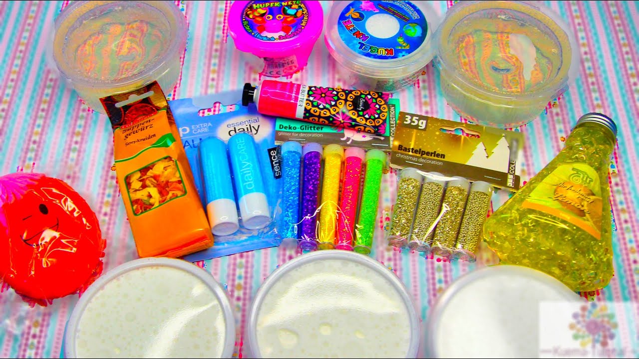 Random Things Slime - Vermische Dinge aus dem  1 Euro Laden | #1| SATISFYING SLIME