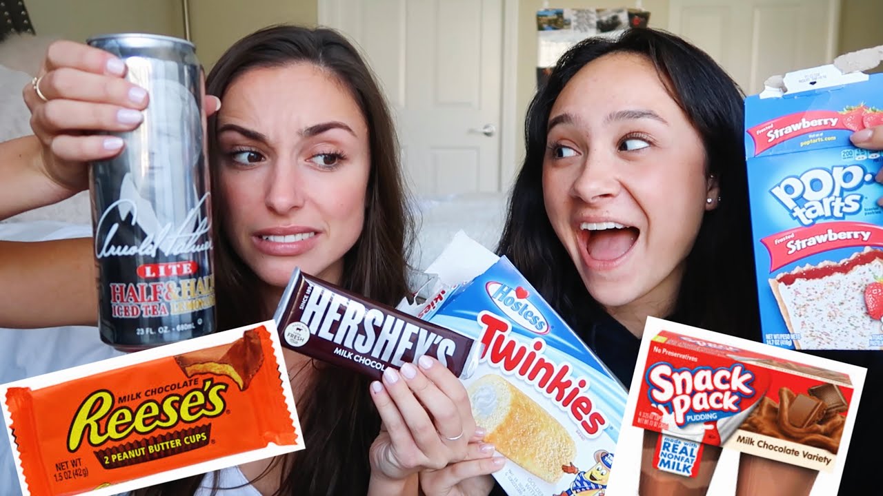 Best Friend tries American snacks for the first time!