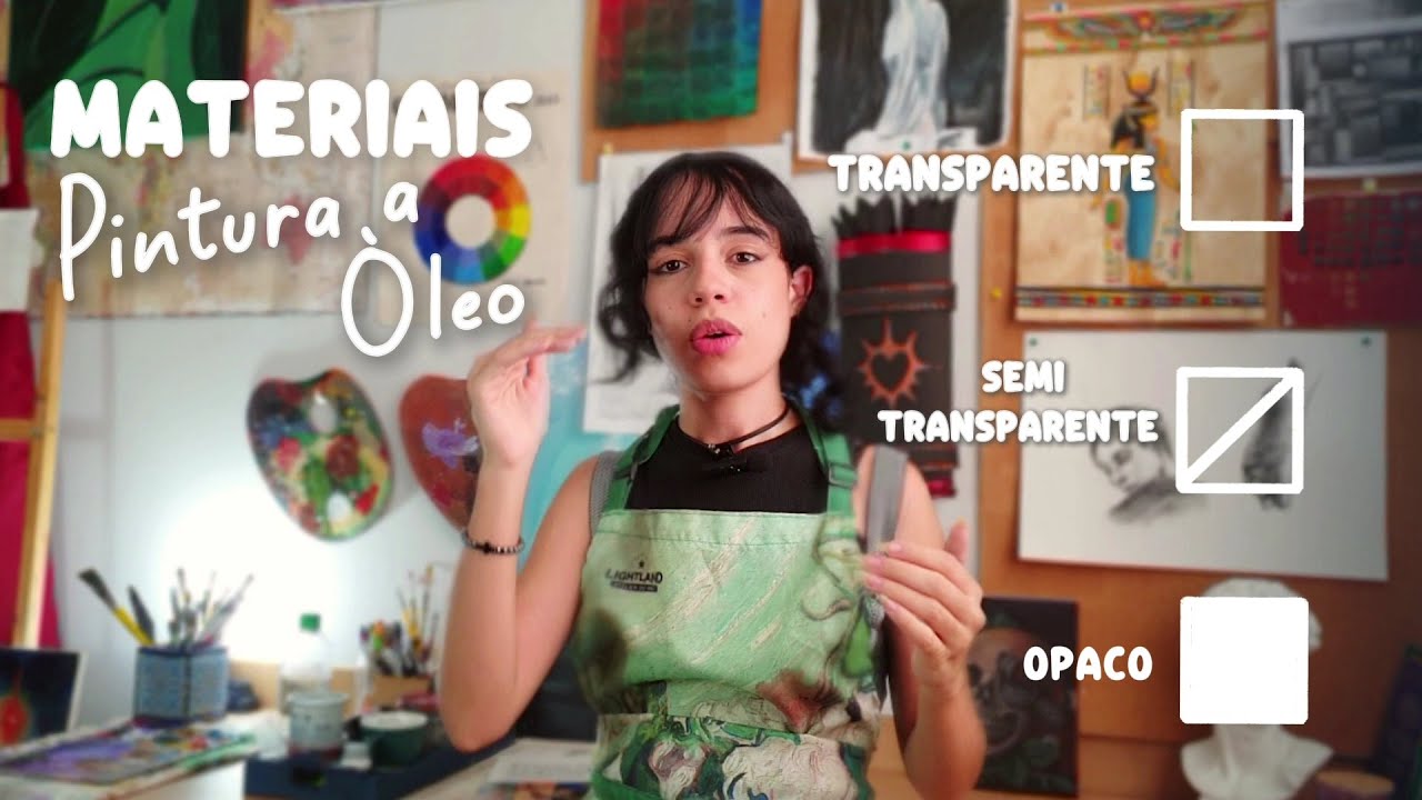 Materiais essenciais para Pintura a &Oacute;leo : Guia completo para iniciantes