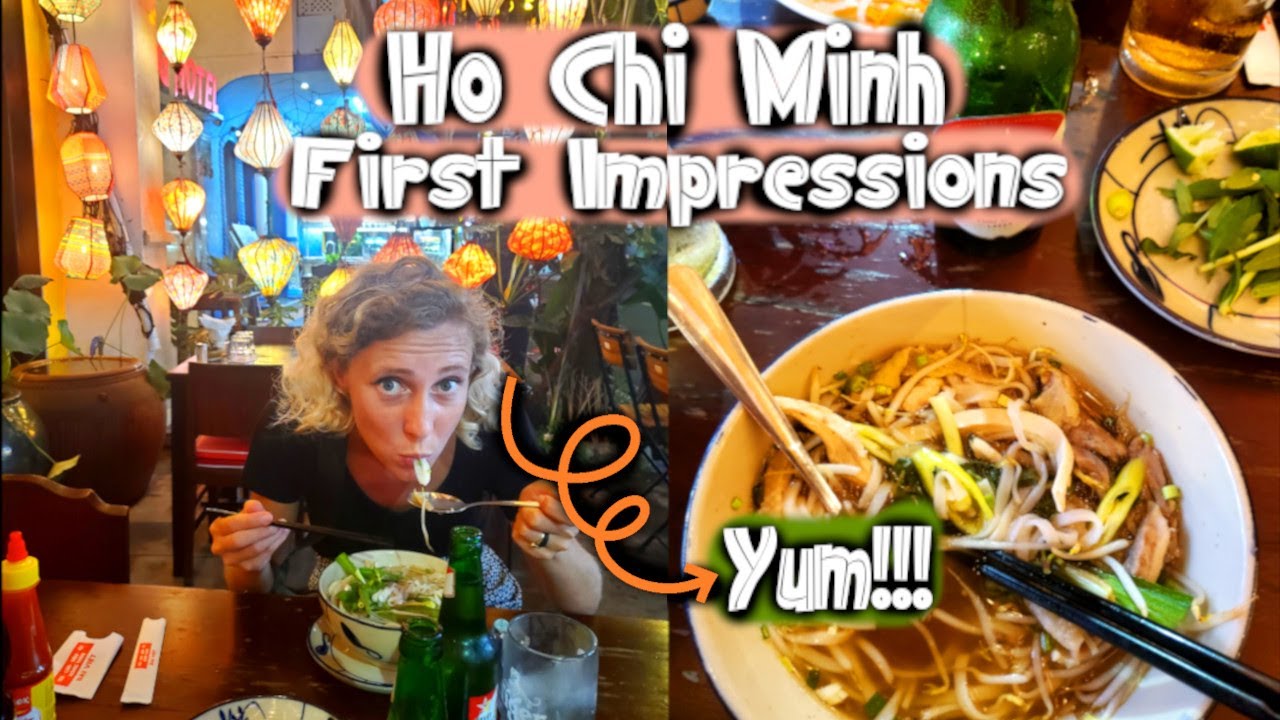 First Impressions of Ho Chi Minh City (Saigon) VIETNAM!