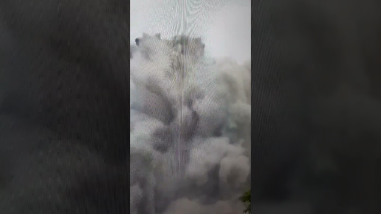 Supertech Twin Tower demolished #shorts #youtubeshorts #twintower #demolished #supertech #ats