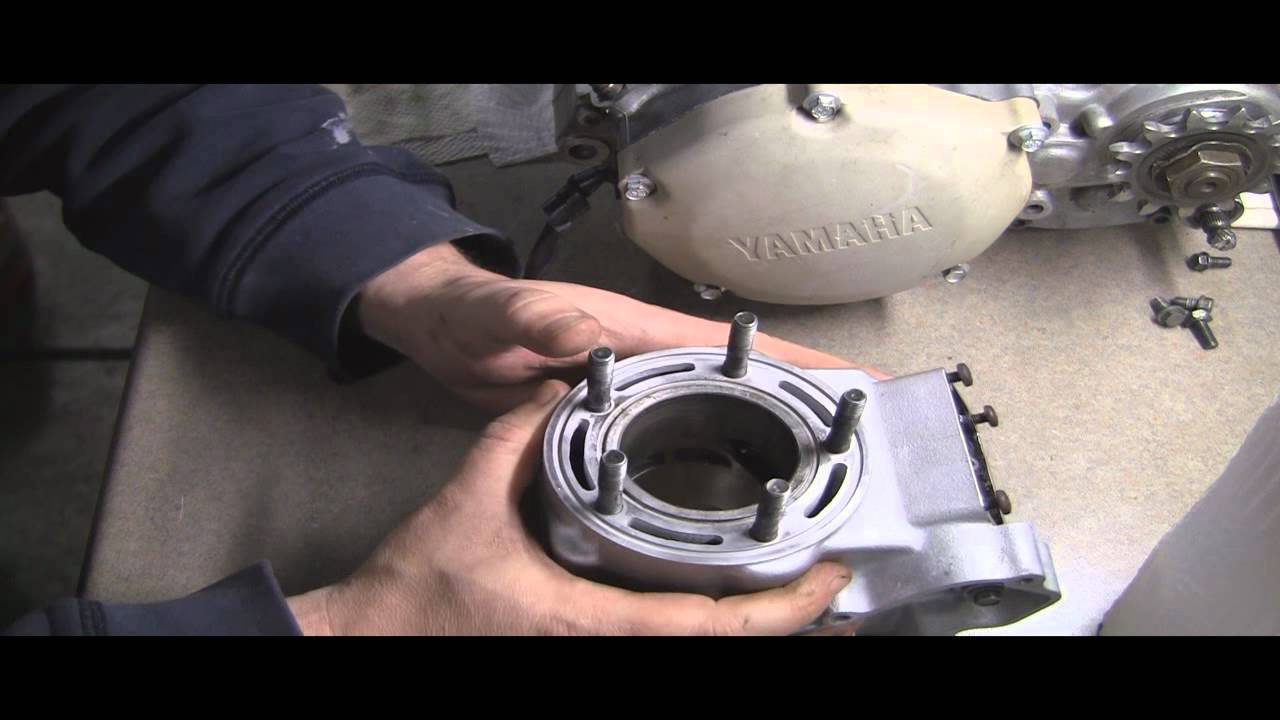 YZ125 Part 14: 2 Stroke  Cylinder Repair (Not recommended Redneck Repair!)