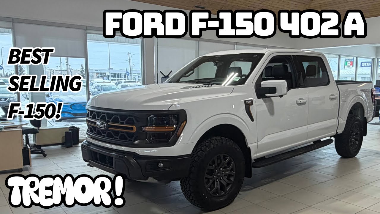 Ford F150 Tremor 402A в цвете Oxford White, видеообзор в разрешении 4K.