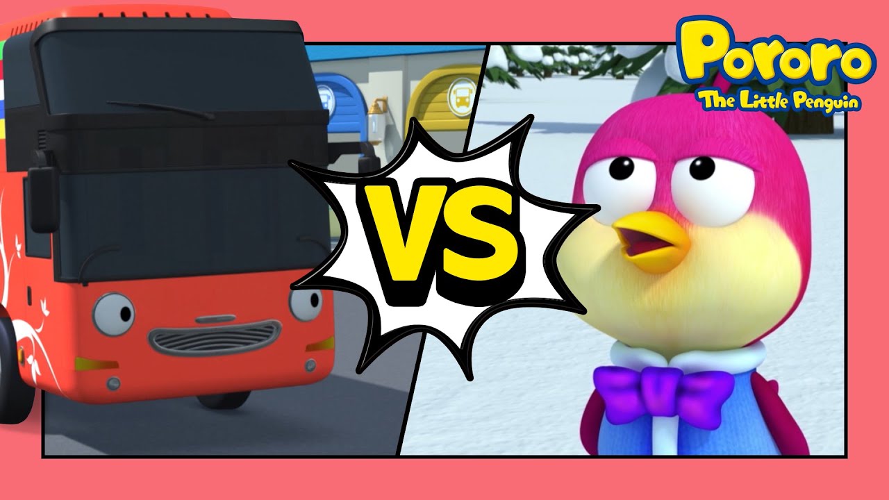 Pororo X Tayo Character Battle | #5 Surprise Gift | Learn Healthy Habits for Kids | Pororo English