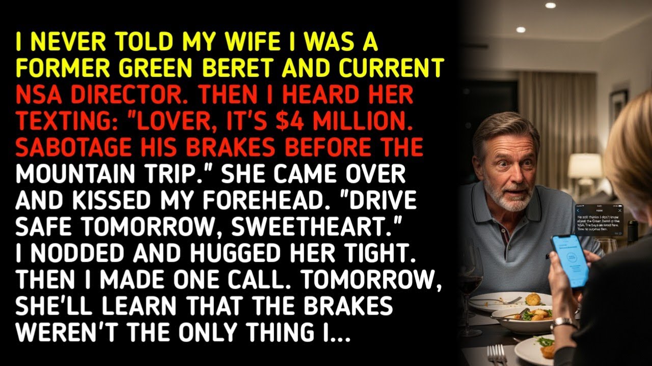 I NEVER TOLD MY WIFE I WAS A FORMER GREEN BERET AND CURRENT NSA DIRECTOR. THEN I HEARD HER TEXTING..