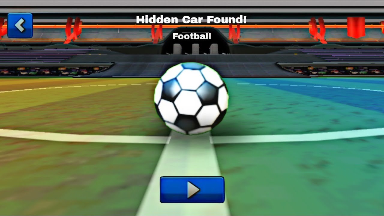 Hidden Car Found!! - Football - on Stadium Map | Crash of Cars