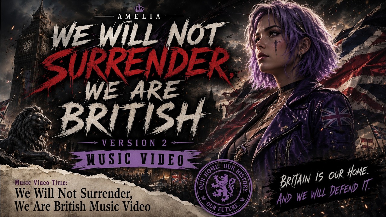 We Will Not Surrender, We Are British 🇬🇧  Official Music Video
