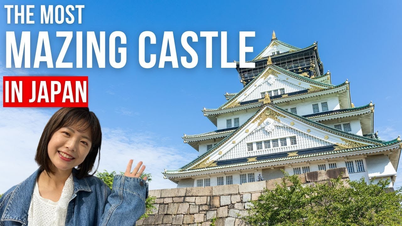The best castle in Japan【Osaka Castle】with cute japanese girl