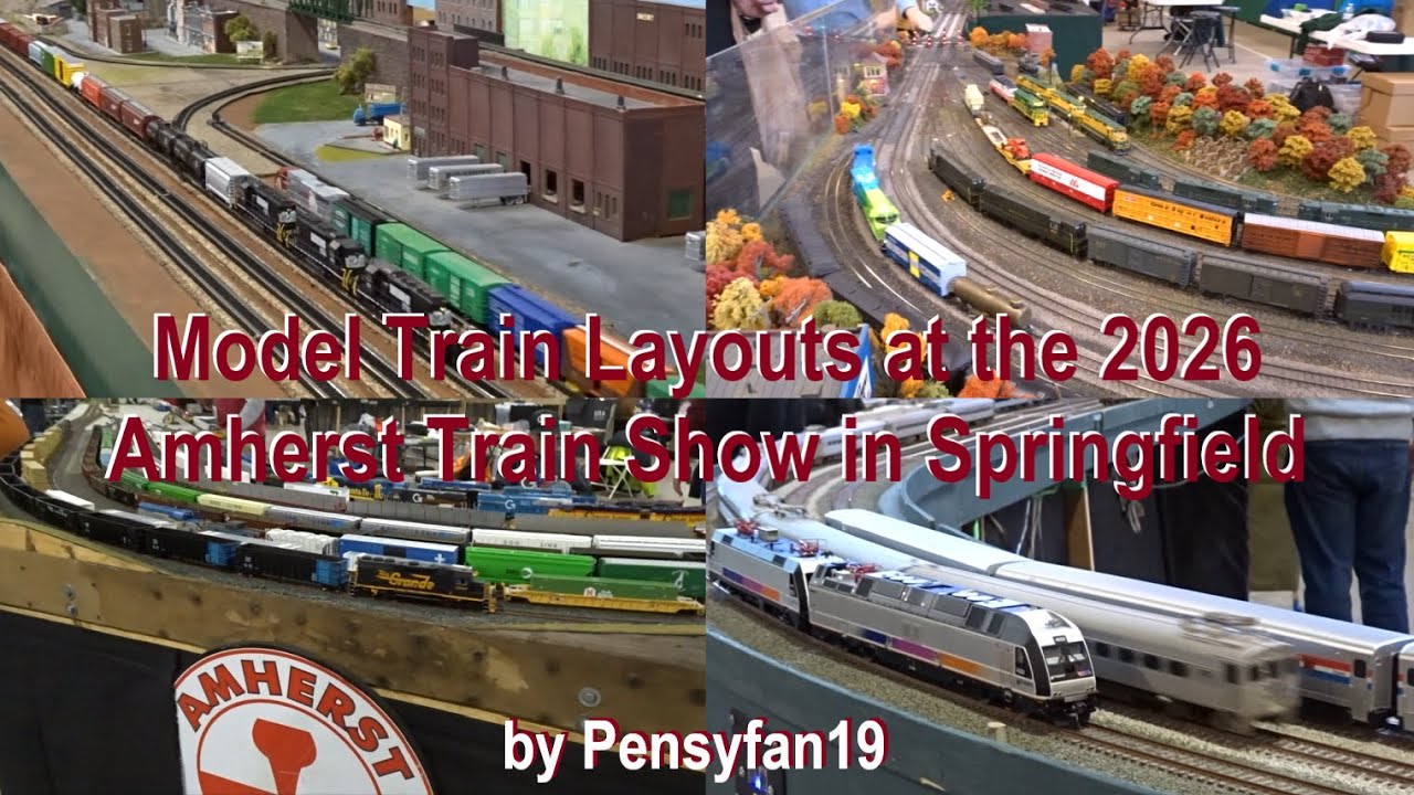 Model Train Layouts at the 2026 Amherst Train Show in Springfield