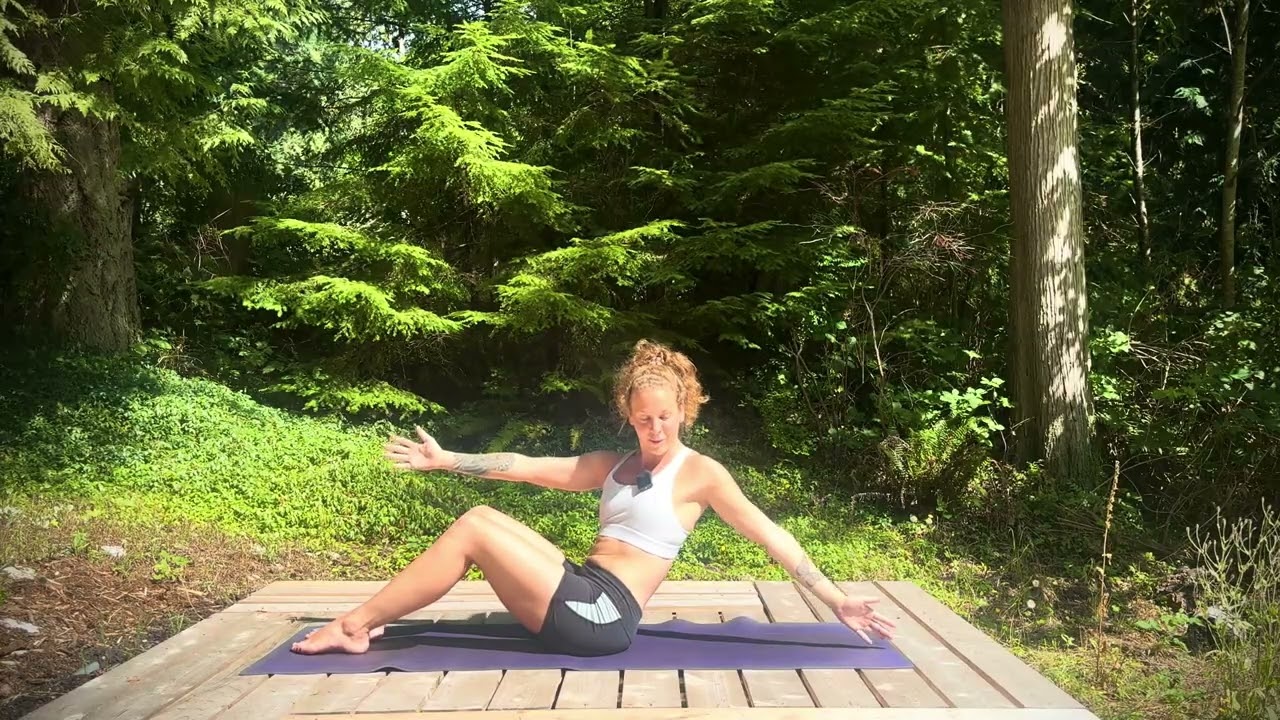 30 Day 10min a Day Core Challenge - Day 15 My Commitment to Myself brings good things to all...