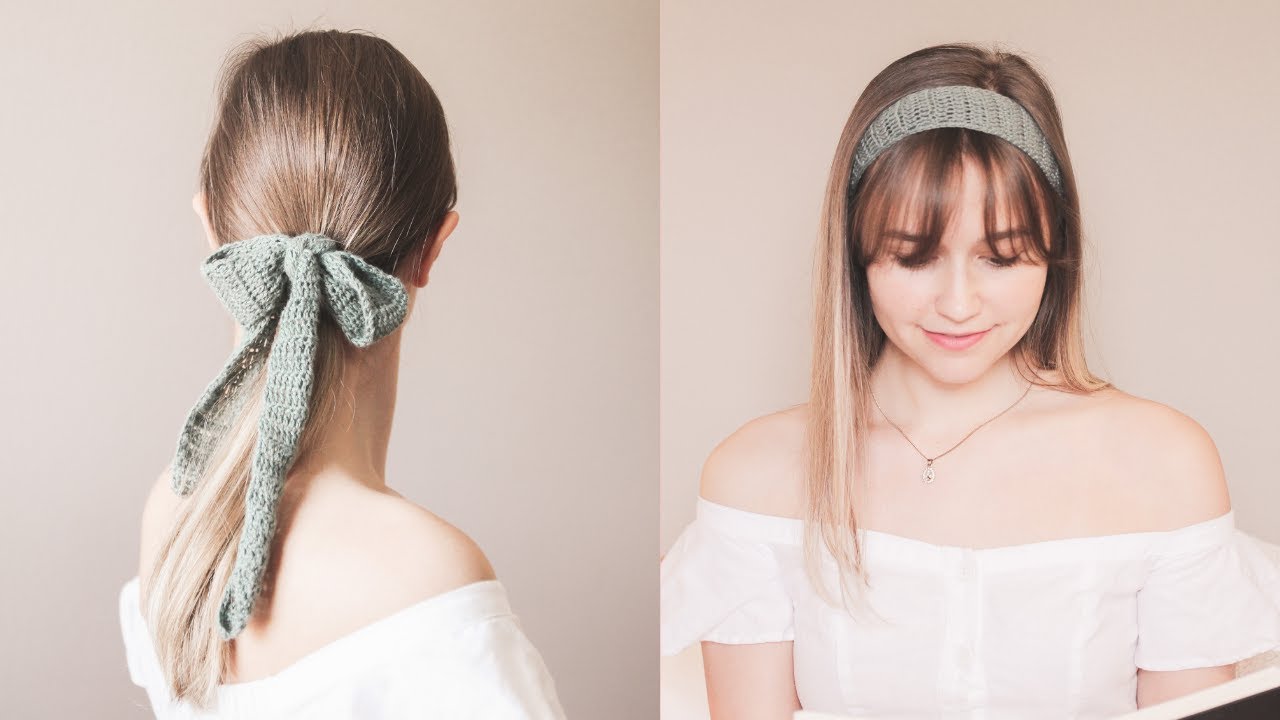 TRENDY DIY Crochet Headband/Ribbon | Easy & Quick
