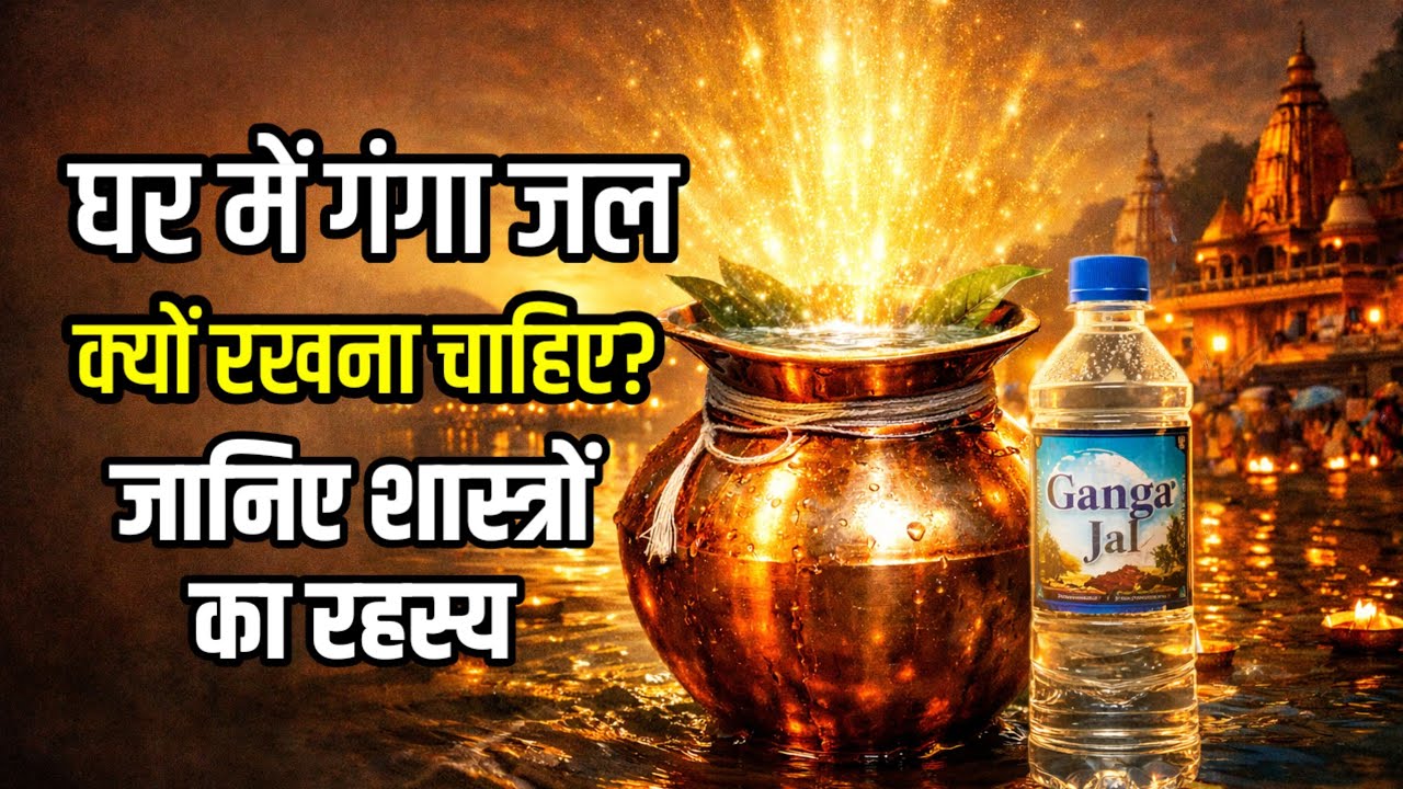 घर में गंगा जल रखने का रहस्य | जानिए इसके 7 चमत्कारी फायदे