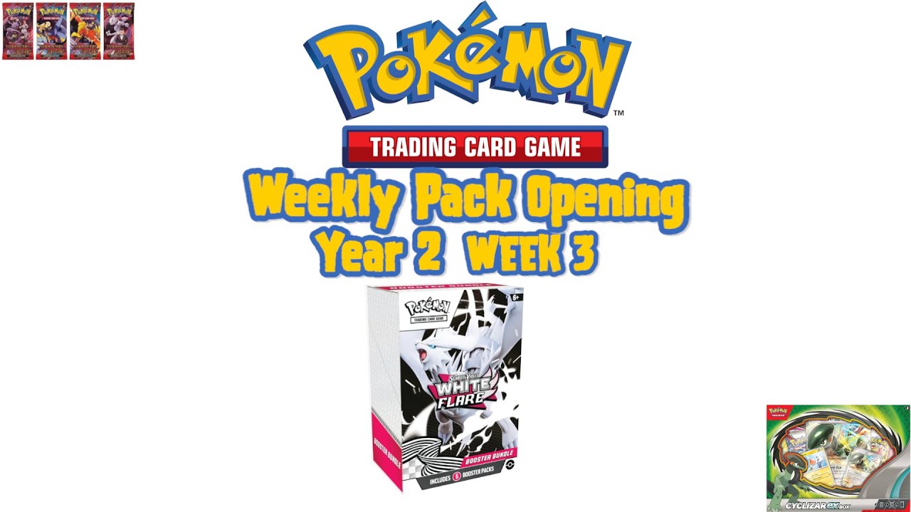 Weekly Pokemon TCG Pack Opening Year 2, Week 3: White Flare Booster Bundle