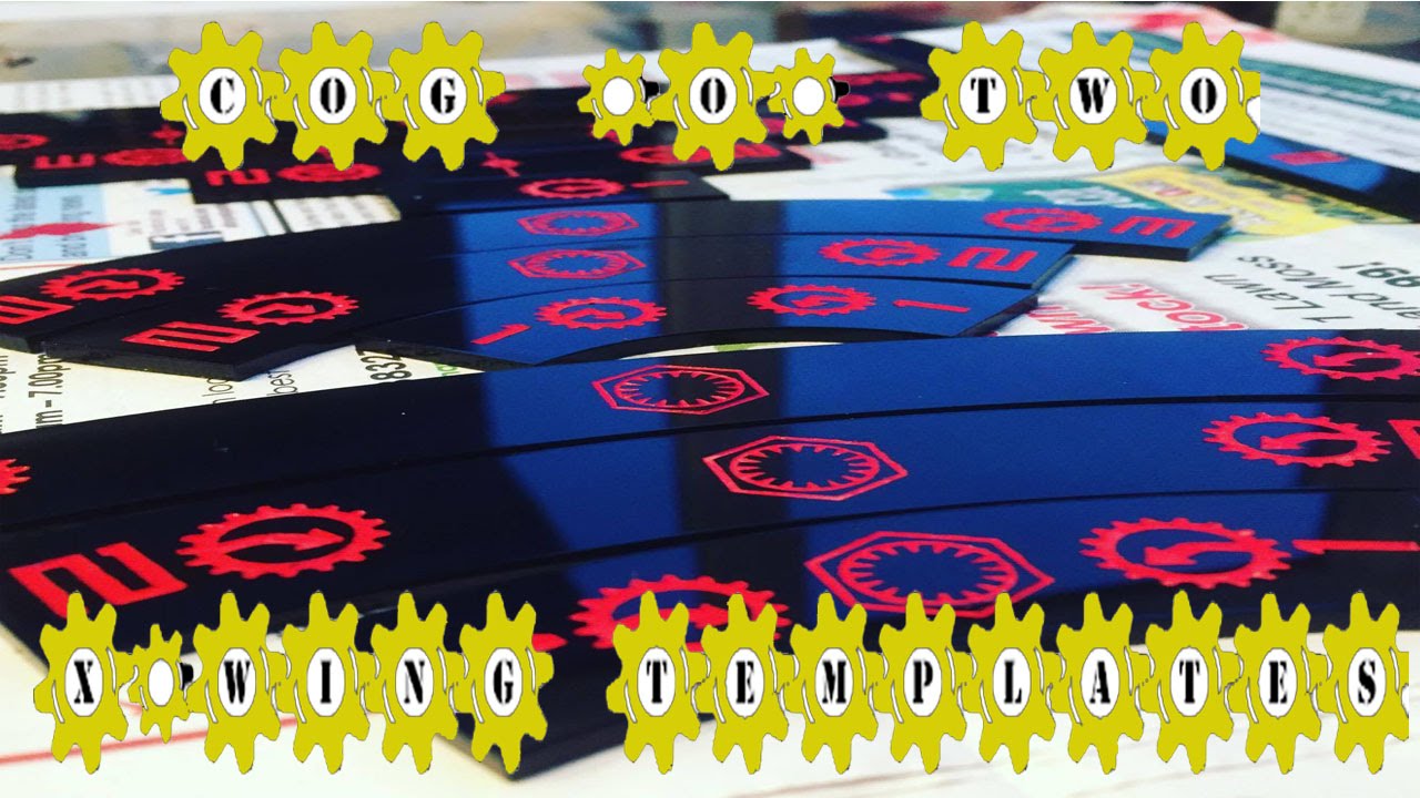 Star Wars Saga Unboxing 12: Cog 'O' Two X-Wing Miniatures Game Templates