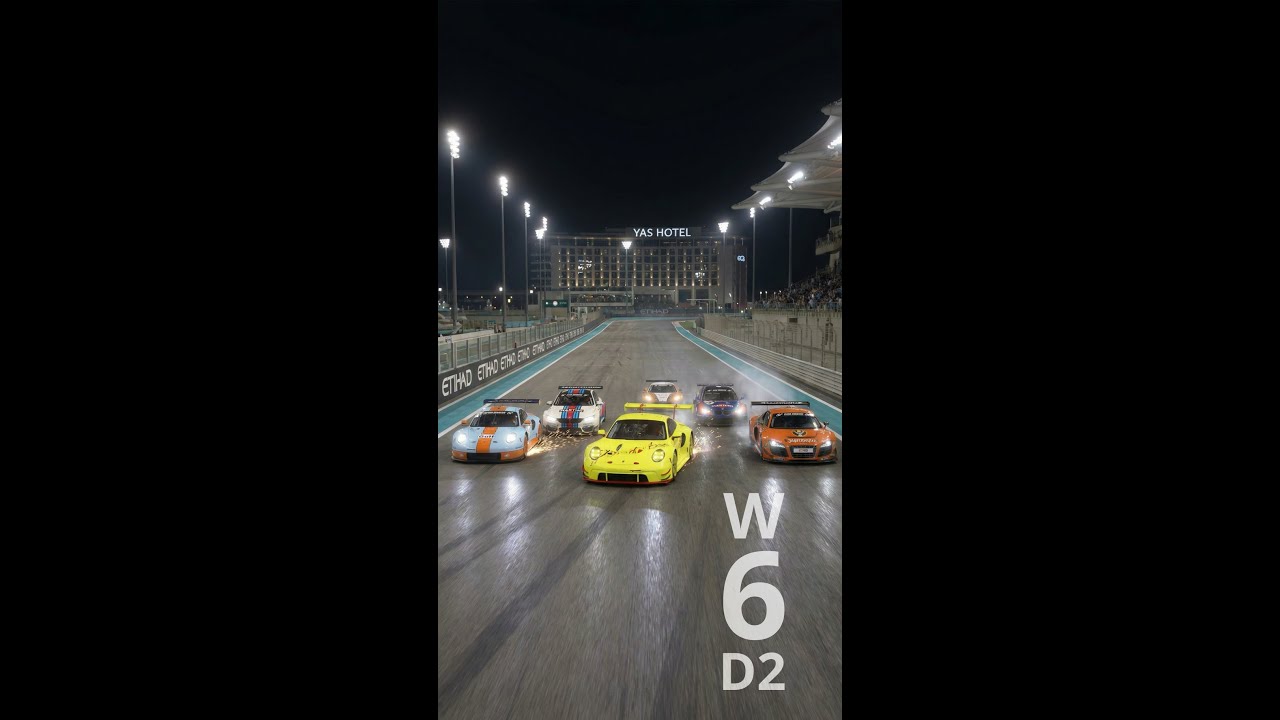 W6D2 | GT7 Daily Race C: Yas Marina — новый Porsche 911 GT3 R ’22 (Gr.3) | Квала → гонки | PS5 Pro