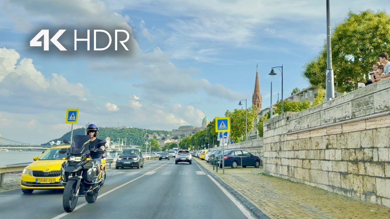 🇭🇺 Summer Driving in Budapest, Hungary, July 2024 | 4K HDR 60 FPS