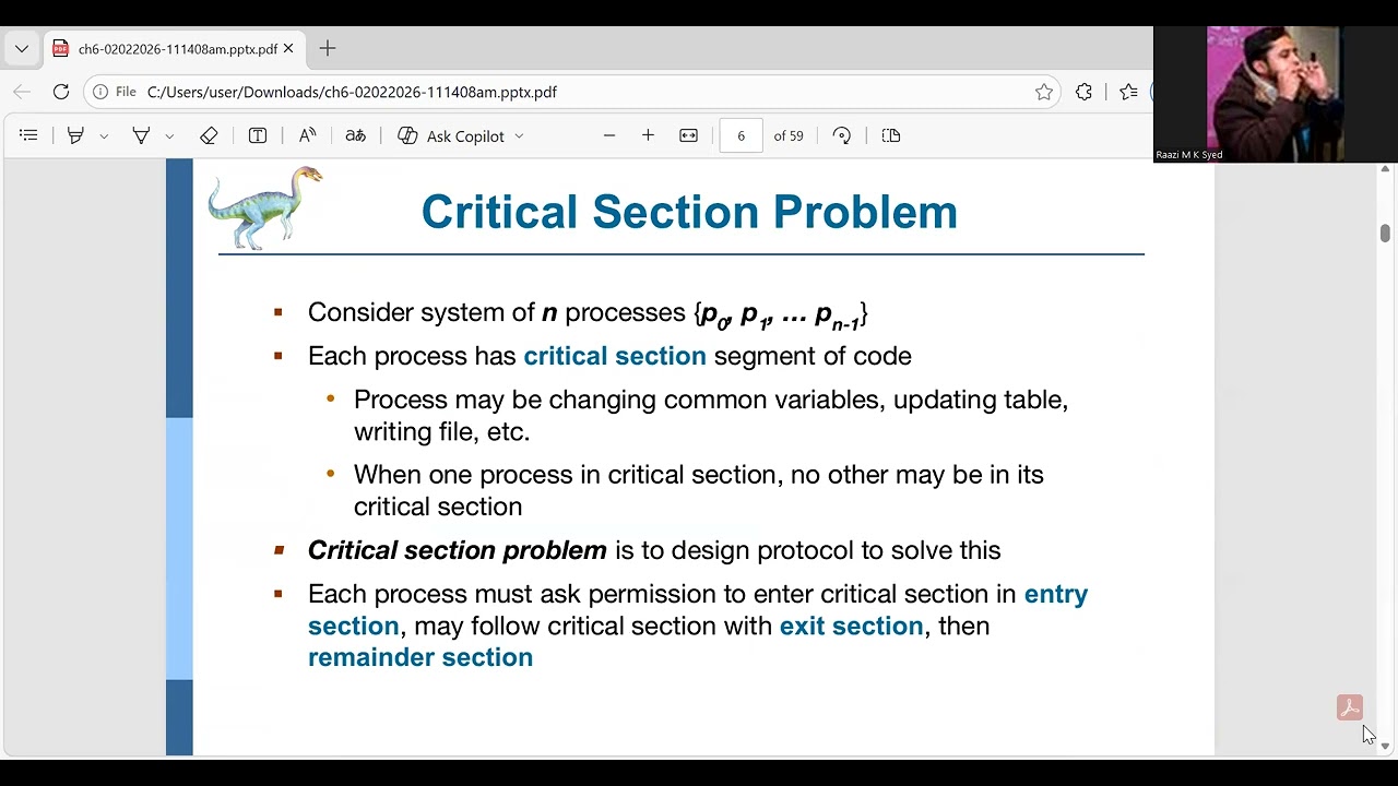 Raazi Spring2026 OperatingSystems Process Synchronization 4A L7 1
