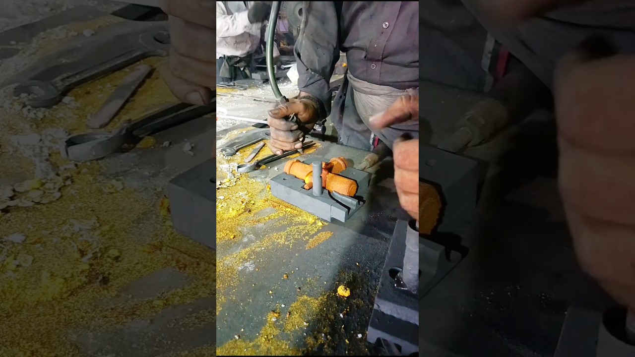 casting brass die 30mm false cock marking factory manufacturing process 