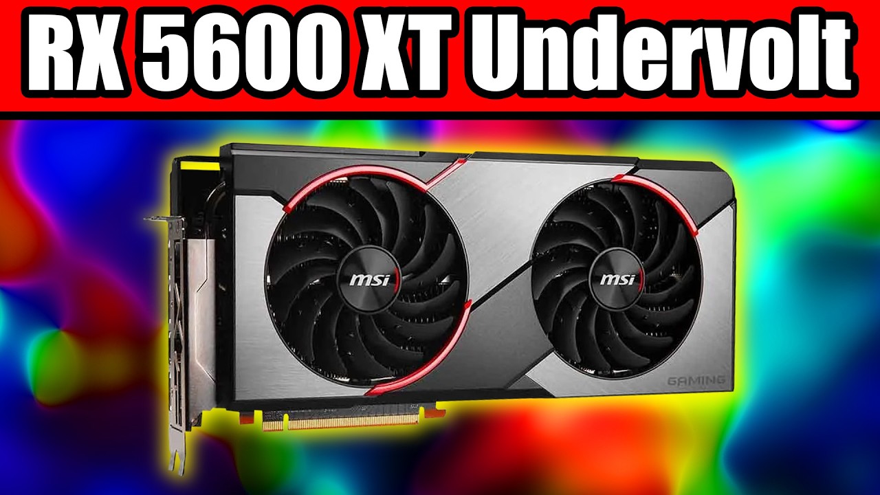 Undervolt your RX 5600 XT for more FPS and Lower Temperature! - Tutorial