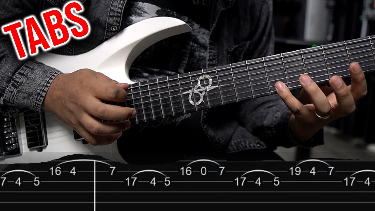 Periphery Wildfire - GUITAR TAB + COVER (with Solo)
