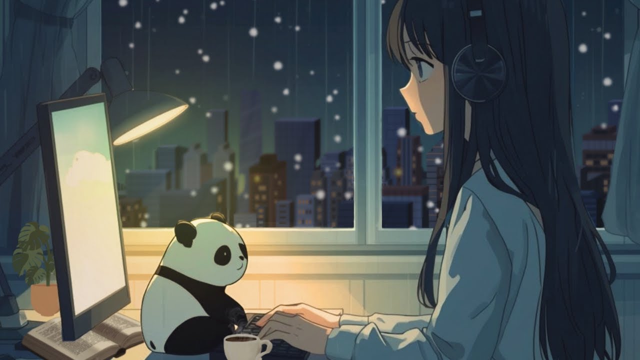 Study Music for Calm Focus ☕ Winter Evening LoFi Beats