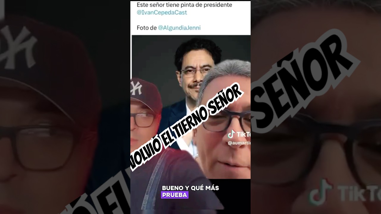 Volvió el tierno señor. Iván Cepeda presidente