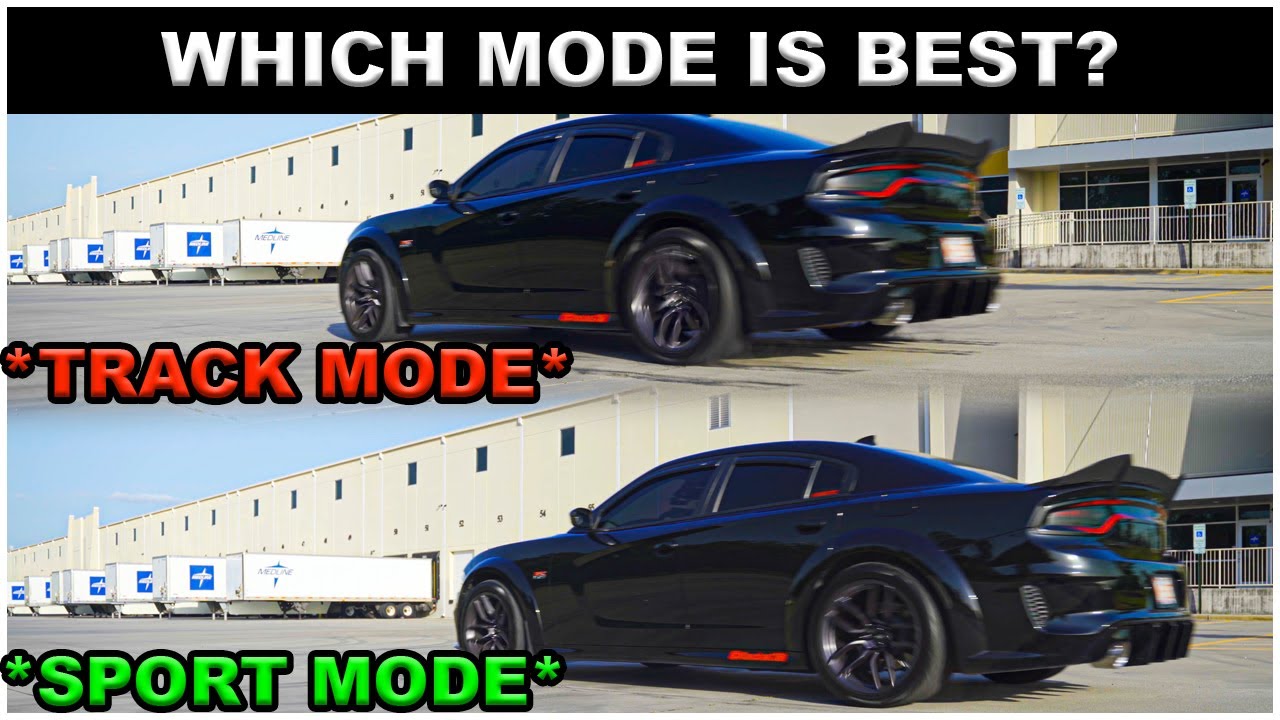 Dodge Charger ScatPack TRACK MODE vs SPORT MODE…. Which mode SPINS the WORST??? (Must Watch)!!!
