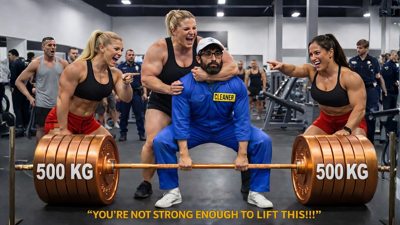 Cleaner Anatoly Made EVERYONE Stop Again LAUGHING at His 32KG Mop!!! Anatoly Gym Pranks