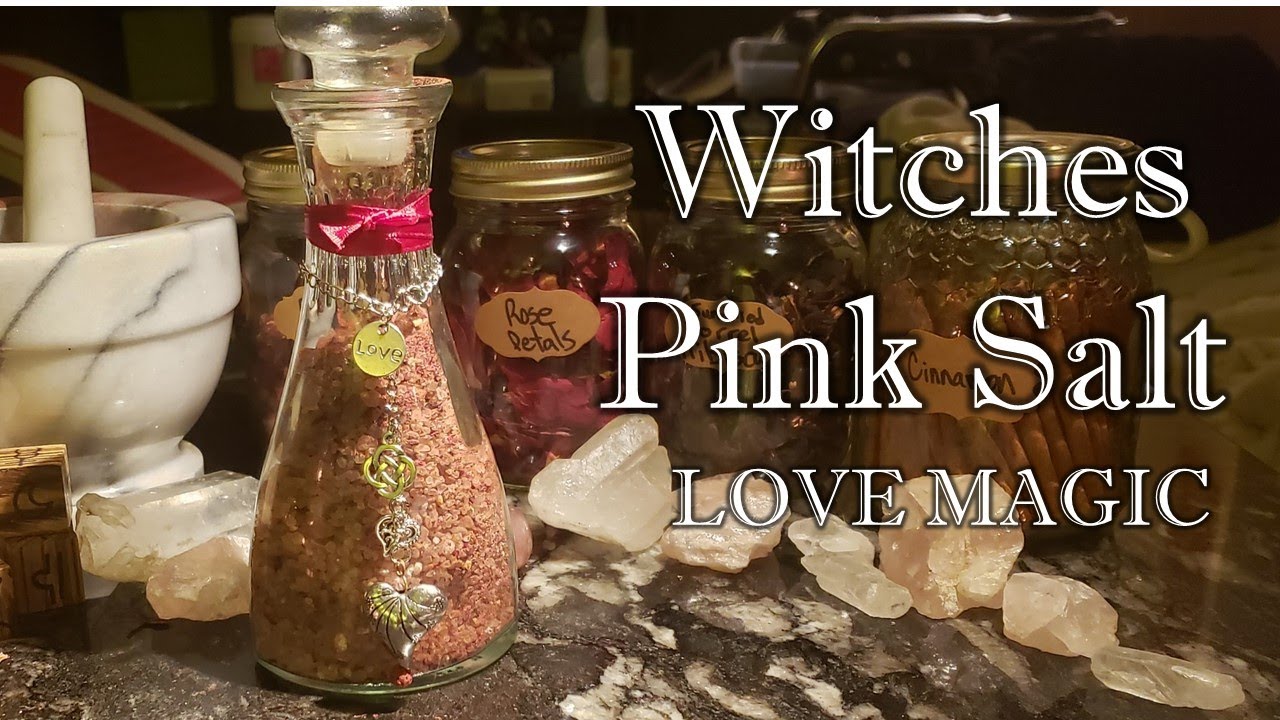 Witches Pink Salt - Love Salt For Self love, love spells, How to make,✨🧹🌿Pagan Crafting, Witchcraft