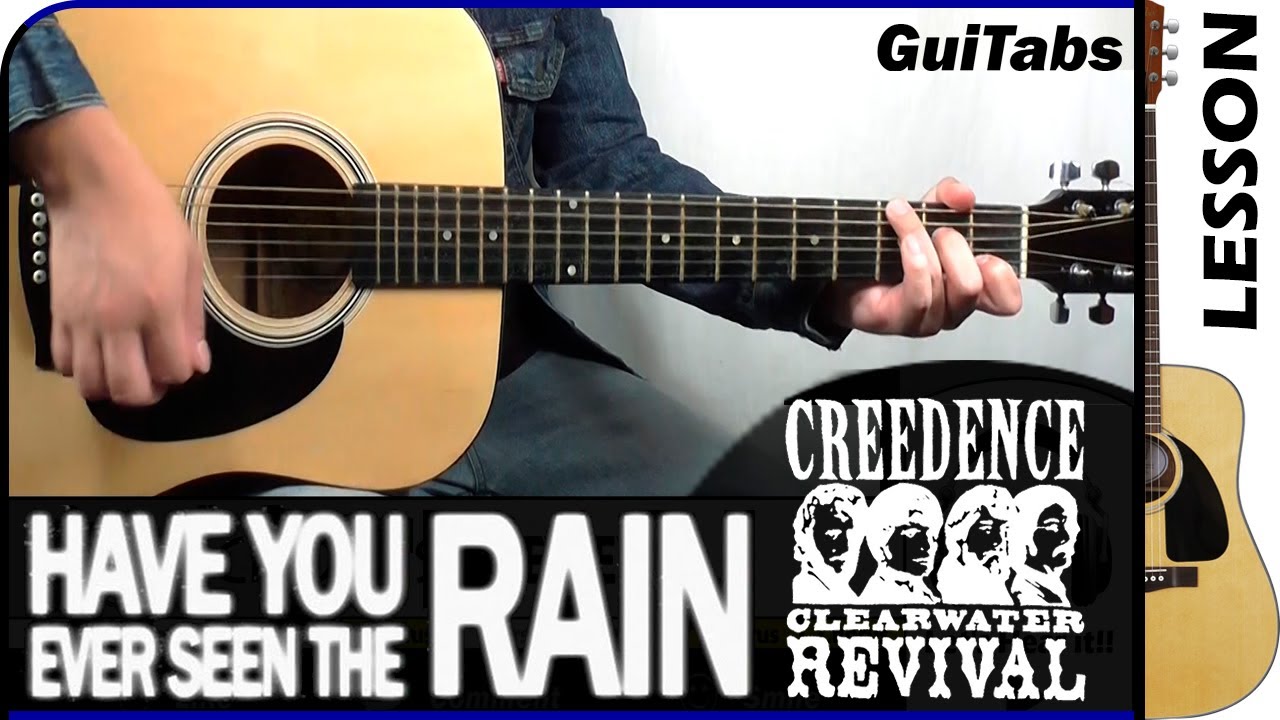 How to play HAVE YOU EVER SEEN THE RAIN ☔ - Creedence Clearwater Revival / GUITAR Lesson 🎸/GTbsN°164