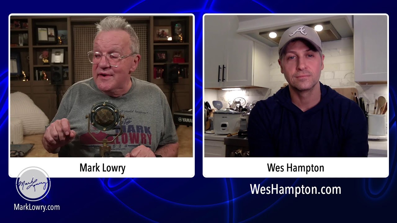 WES HAMPTON is visiting with Mark Lowry...join the conversations