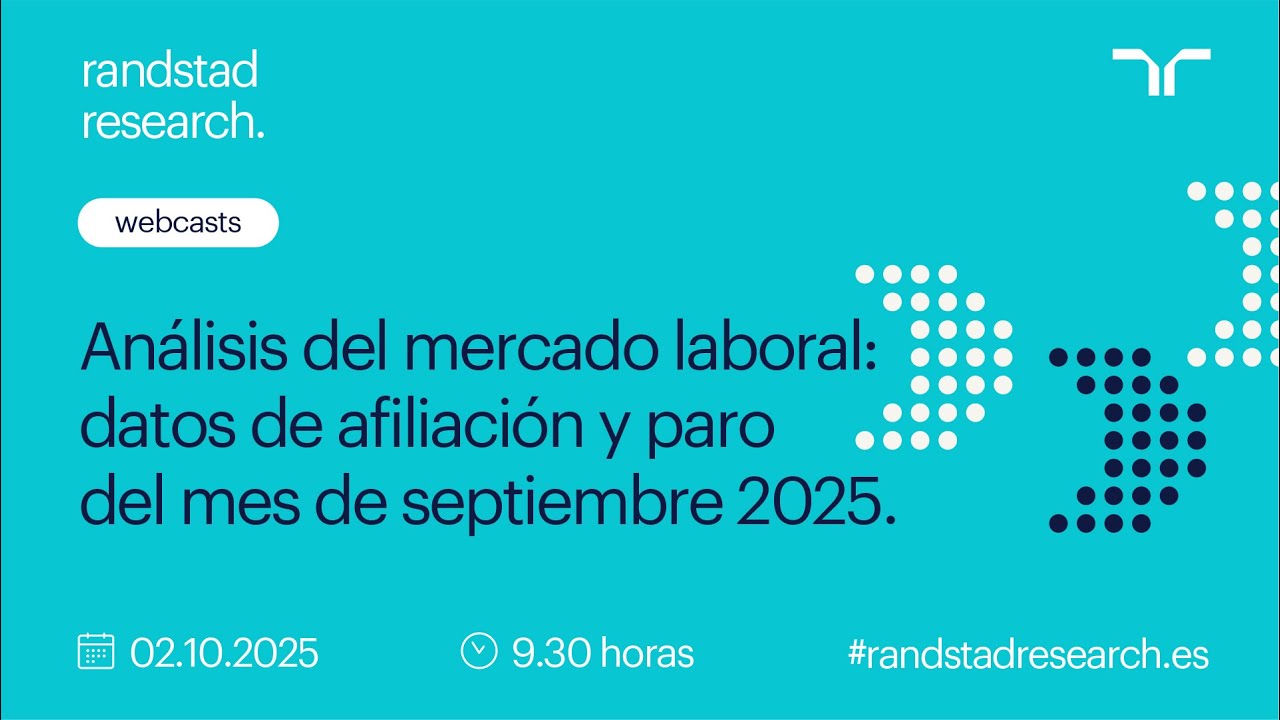 Análisis del mercado laboral: datos de afiliación y paro del mes de septiembre 2025.