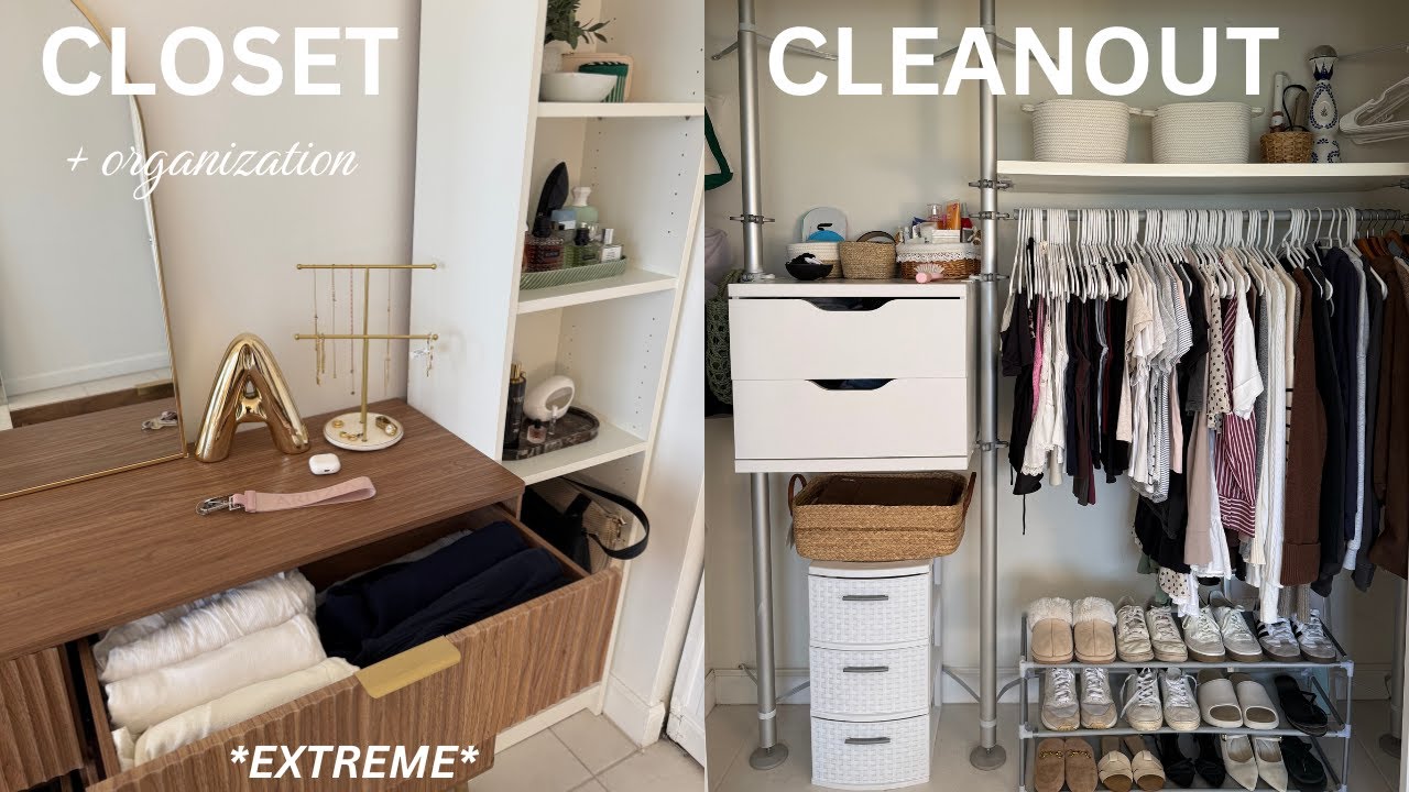 satisfying CLOSET CLEANOUT 2026: decluttering, organizing my clothes & donating