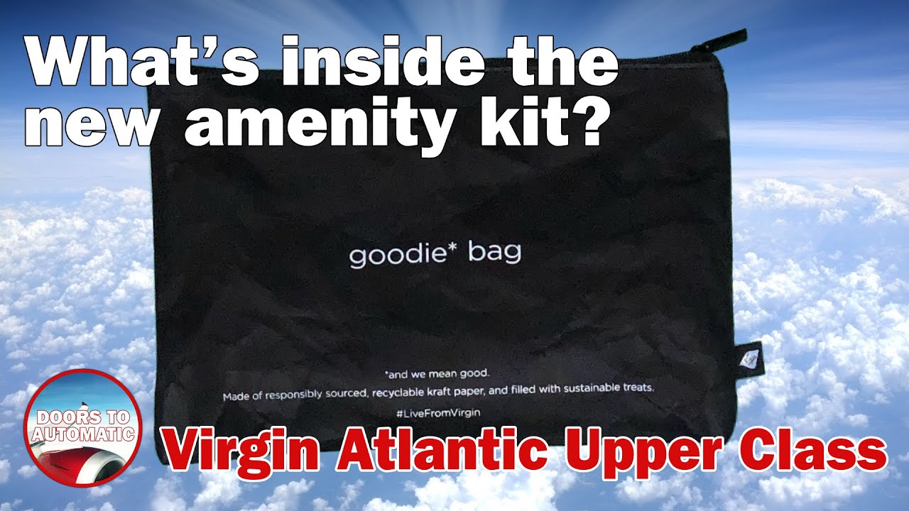 Virgin Atlantic Amenity Kit in Upper Class 2019
