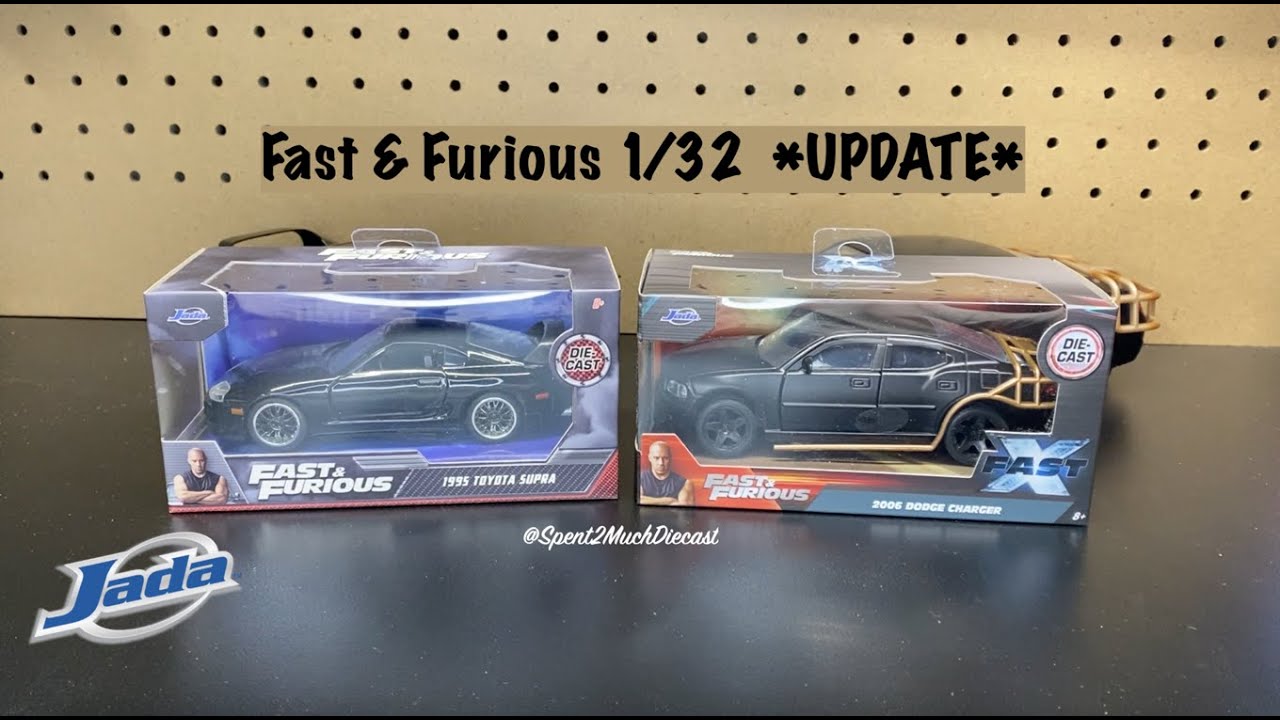 Toyota Supra & Dodge Charger Heist by Jada Scale 1/32 *UPDATE* | F&F Diecast Collector | Unboxing