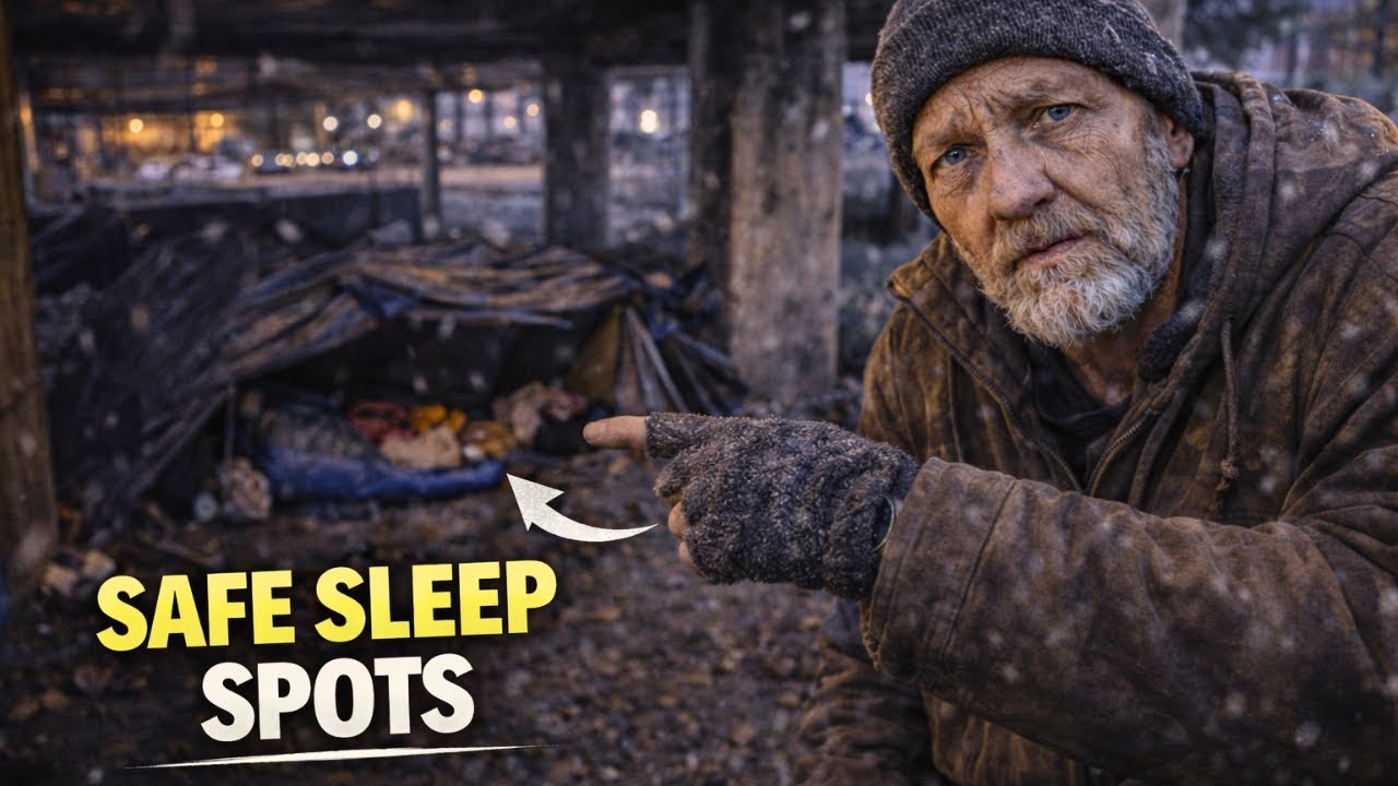 How Homeless People Find Safe Spots to Sleep Every Night