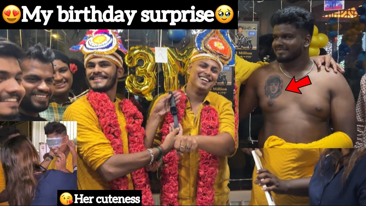 😍My Birthday Surprise🥺| she made my day 🥹| her cuteness😘| luv u TTF and arun❤️ | Aj |