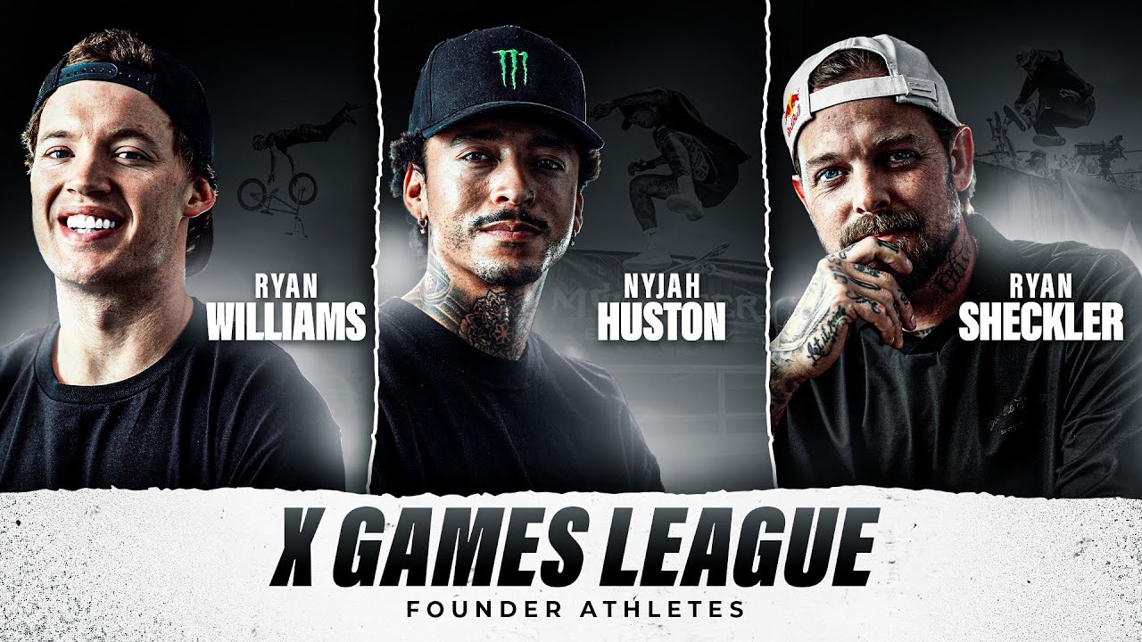 Meet X Games League Founder Athletes: Nyjah Huston, Ryan Williams & Ryan Sheckler