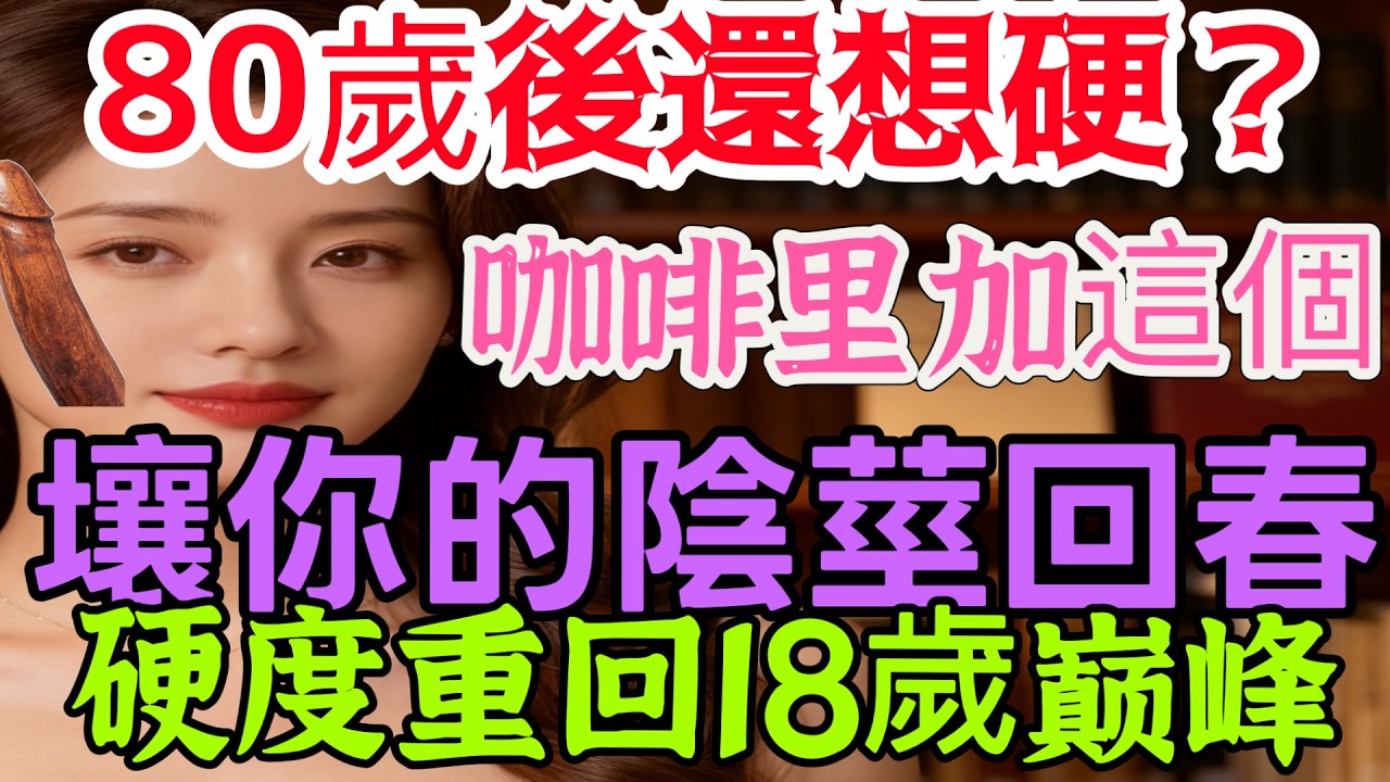 咖啡里別加糖了.男科醫生都在喝的【助陽咖啡】：每天加入一小勺，血管通了，海綿體重回20歲！#中國醫 #中老年 #男科健康 #晚年生活#晚年幸福-#情感 #中國醫