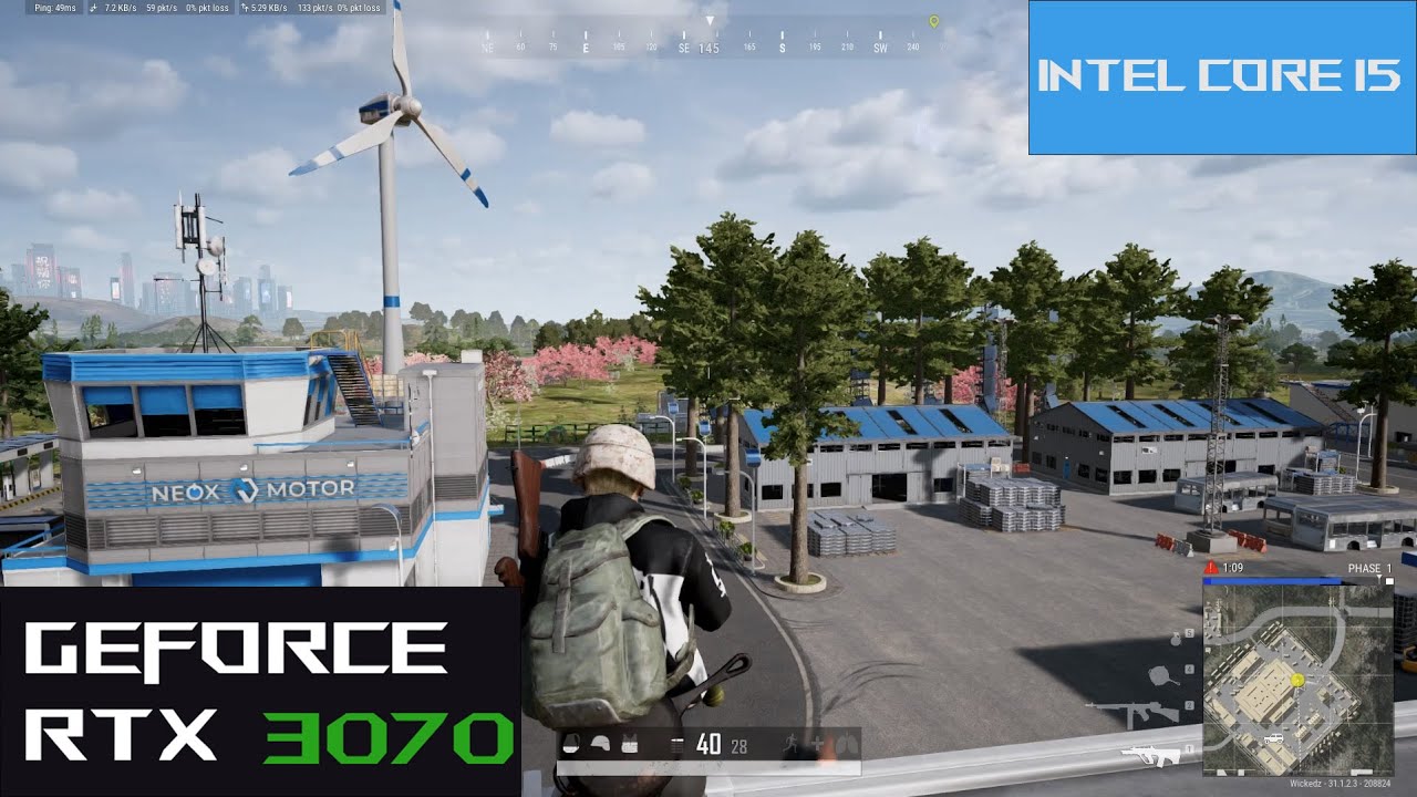 PUBG : RTX 3070 FPS TEST | i5 12400f Benchmark All Settings 1080p