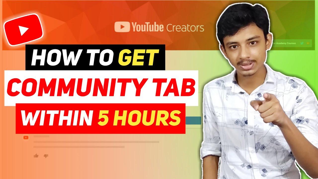 How To Get Community Tab on YouTube in 5 Minutes | Tamil | Technical Moto