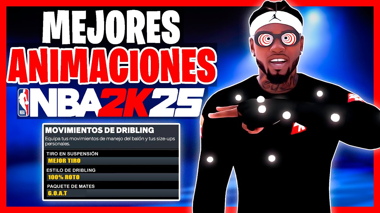 MEJORES ANIMACIONES en NBA 2K25 🤯 - Mejores ANIMACIONES de DRIBLING, MATES y TIROS 🔥 (BA, ES, AL/AP)