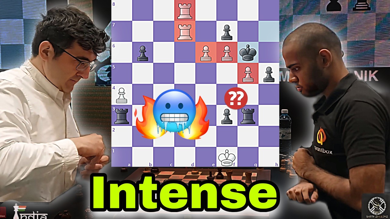 Kramnik vs Arjun Erigaisi | A Game of Extreme Nerves